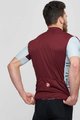 CASTELLI Tricou de ciclism cu mânecă scurtă - ENTRATA V - bordo/albastru deschis