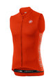 CASTELLI Tricoul de ciclism fără mâneci - ENTRATA V - roșu