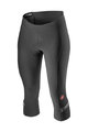 CASTELLI 3/4 șosete de ciclism fără bretele - VELOCISSIMA 2 LADY - gri