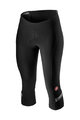 CASTELLI 3/4 șosete de ciclism fără bretele - VELOCISSIMA 2 LADY - negru