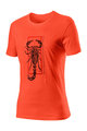 CASTELLI Tricou de ciclism cu mânecă scurtă - LOGO - portocaliu