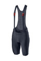 CASTELLI Pantaloni scurți de ciclism cu bretele - PREMIO - albastru