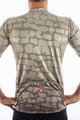 CASTELLI Tricou de ciclism cu mânecă scurtă - PAVE' - maro