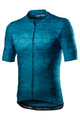 CASTELLI Tricou de ciclism cu mânecă scurtă - PAVE' - albastru