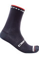 CASTELLI Șosete clasice de ciclism - ROSSO CORSA PRO 15 - albastru