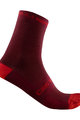 CASTELLI Șosete clasice de ciclism - SUPERLEGGERA T 12 - bordo