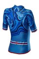 CASTELLI Tricou de ciclism cu mânecă scurtă - CLIMBER'S 2.0 LADY - albastru