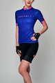 CASTELLI Tricou de ciclism cu mânecă scurtă - GRADIENT LADY - mov/roz/negru