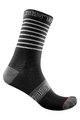 CASTELLI Șosete clasice de ciclism - SUPERLEGGERA 12 LADY - alb/negru/gri
