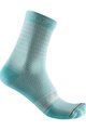 CASTELLI Șosete clasice de ciclism - SUPERLEGGERA 12 LADY - alb/albastru deschis