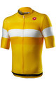 CASTELLI Tricou de ciclism cu mânecă scurtă - LA MITICA - galben/alb