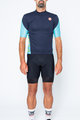 CASTELLI Tricoul și pantaloni scurți de ciclism - ENTRATA II - negru/albastru