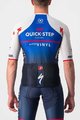 CASTELLI Tricou de ciclism cu mânecă scurtă - QUICK-STEP 2022 CLIMBER'S 3.1 - albastru/alb