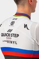 CASTELLI Tricou de ciclism cu mânecă scurtă - QUICK-STEP 2022 COMPETIZIONE - curcubeu/alb