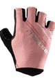 CASTELLI Mănuși de ciclism fără degete - DOLCISSIMA 2 LADY - roz/negru