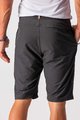 CASTELLI Pantaloni scurți de ciclism fără bretele - MILANO - negru