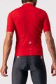 CASTELLI Tricoul și pantaloni scurți de ciclism - CLASSIFICA - roșu/negru