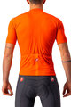 CASTELLI Tricoul și pantaloni scurți de ciclism - CLASSIFICA - portocaliu/negru