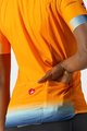 CASTELLI Tricou de ciclism cu mânecă scurtă - GRADIENT LADY - portocaliu