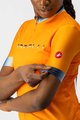 CASTELLI Tricou de ciclism cu mânecă scurtă - GRADIENT LADY - portocaliu