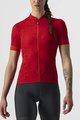 CASTELLI Tricou de ciclism cu mânecă scurtă - PROMESSA J. LADY - roșu