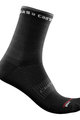 CASTELLI Șosete clasice de ciclism - ROSSO CORSA 11 LADY - negru