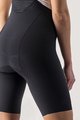 CASTELLI Pantaloni scurți de ciclism cu bretele - PREMIO W LADY - negru