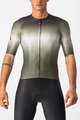 CASTELLI Tricoul și pantaloni scurți de ciclism - AERO RACE 6.0 - negru/verde/antracit