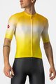 CASTELLI Tricoul și pantaloni scurți de ciclism - AERO RACE 6.0 - galben/negru