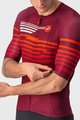 CASTELLI Tricou de ciclism cu mânecă scurtă - CLIMBER'S 3.0 - roșu/bordo