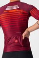 CASTELLI Tricou de ciclism cu mânecă scurtă - CLIMBER'S 3.0 - roșu/bordo