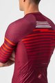 CASTELLI Tricou de ciclism cu mânecă scurtă - CLIMBER'S 3.0 - roșu/bordo