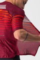 CASTELLI Tricou de ciclism cu mânecă scurtă - CLIMBER'S 3.0 - roșu/bordo