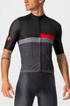CASTELLI Tricou de ciclism cu mânecă scurtă - A BLOCCO - negru/gri/roșu