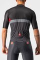 CASTELLI Tricou de ciclism cu mânecă scurtă - A BLOCCO - negru/gri/roșu