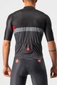 CASTELLI Tricou de ciclism cu mânecă scurtă - A BLOCCO - negru/gri/roșu