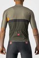 CASTELLI Tricou de ciclism cu mânecă scurtă - A BLOCCO - gri/portocaliu/verde