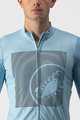 CASTELLI Tricou de ciclism cu mânecă scurtă - BAGARRE - albastru