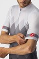 CASTELLI Tricou de ciclism cu mânecă scurtă - A TUTTA - alb/gri