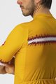 CASTELLI Tricou de ciclism cu mânecă scurtă - GRIMPEUR - galben