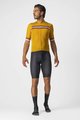 CASTELLI Tricou de ciclism cu mânecă scurtă - GRIMPEUR - galben