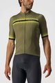 CASTELLI Tricou de ciclism cu mânecă scurtă - GRIMPEUR - verde