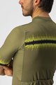 CASTELLI Tricou de ciclism cu mânecă scurtă - GRIMPEUR - verde