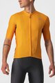CASTELLI Tricoul și pantaloni scurți de ciclism - ENDURANCE ELITE - portocaliu/negru