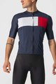 CASTELLI Tricou de ciclism cu mânecă scurtă - PROLOGO VII - gri/roșu/albastru