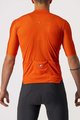 CASTELLI Tricoul și pantaloni scurți de ciclism - PROLOGO VII - fildeş/negru/portocaliu