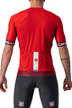 CASTELLI Tricoul și pantaloni scurți de ciclism - ENTRATA VI - roșu/negru