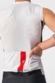CASTELLI Tricoul de ciclism fără mâneci - ENTRATA VI - fildeş