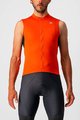 CASTELLI Tricoul de ciclism fără mâneci - ENTRATA VI - gri/portocaliu