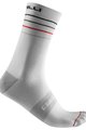 CASTELLI Șosete clasice de ciclism - ENDURANCE 15 - alb
